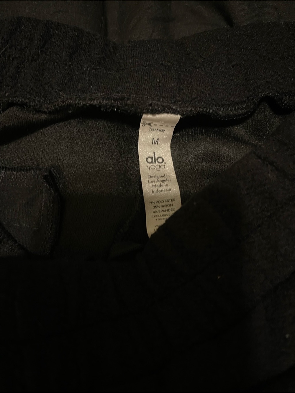 ALO Yoga Women’s Black Relaxed-Fit Jogger/trouser Pants - Picture 2 of 2